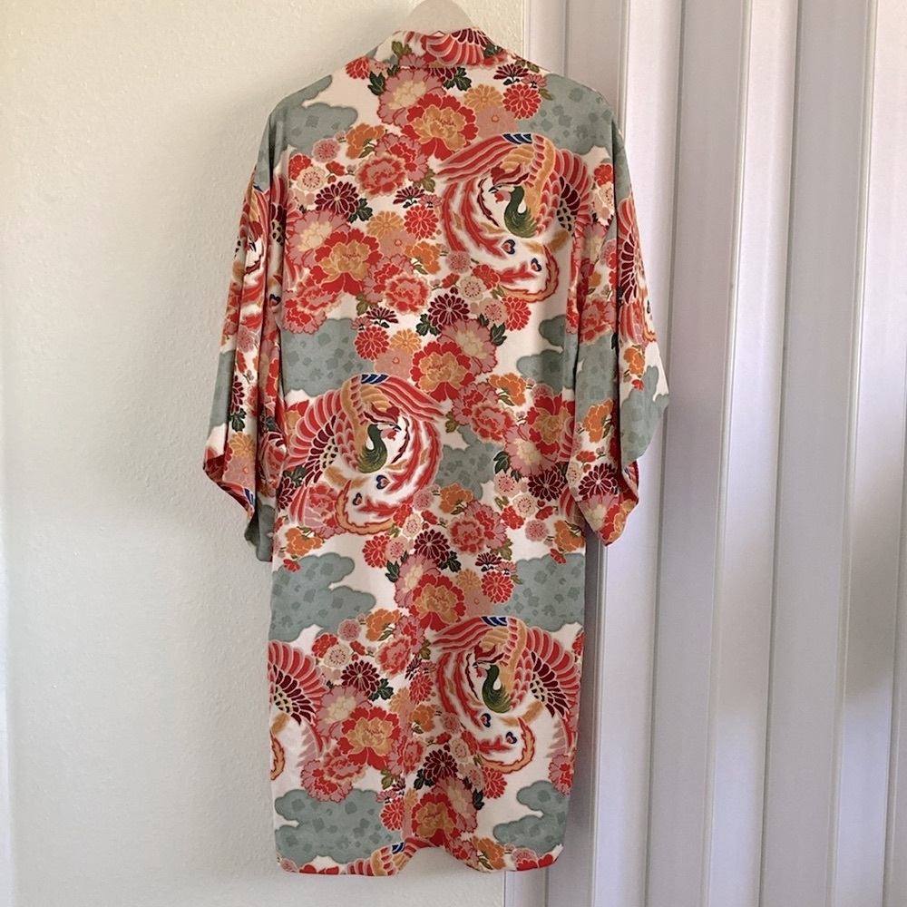 ZARA TRF Floral Kimono Open Front Duster - Picture 3 of 11